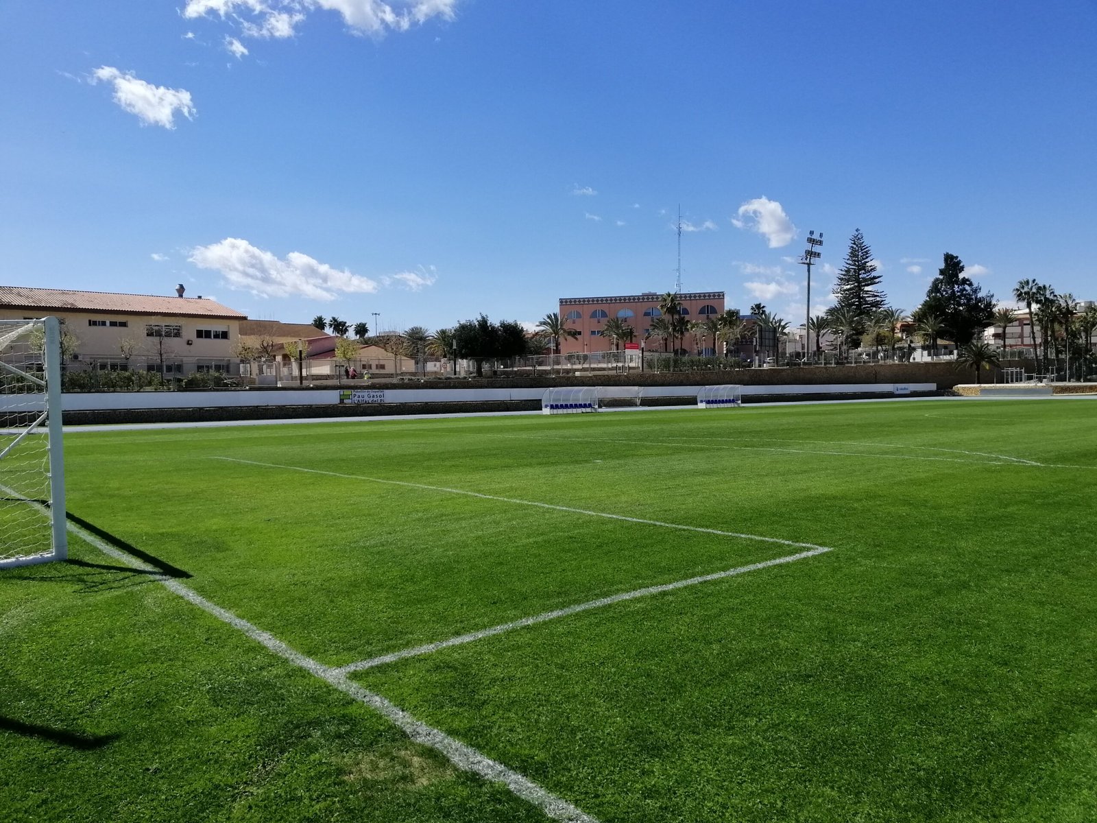 Training ground on a quiet morning